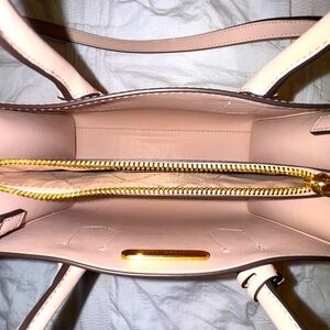 Michael Kors Pink Crossbody Bag with Structured Design